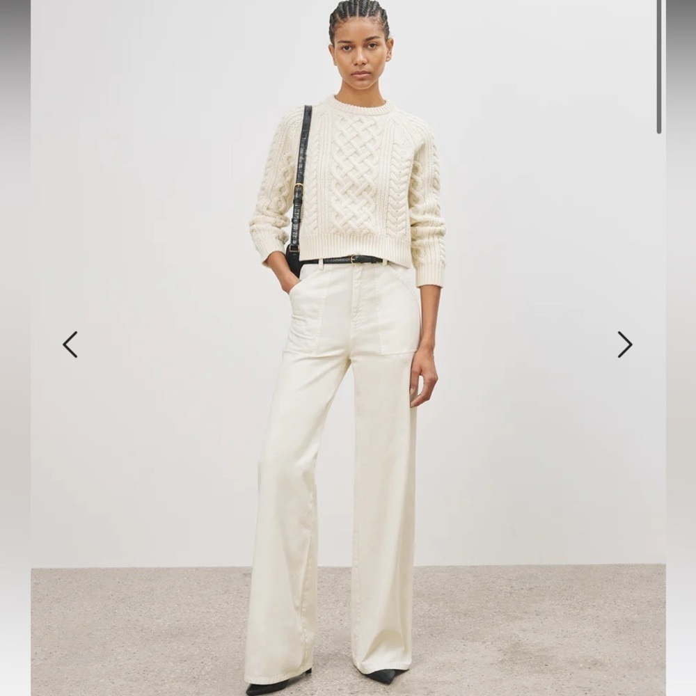 WOMEN'S NILI LOTAN QUENTIN CARGO PANTS - SIZE 2, STONE New